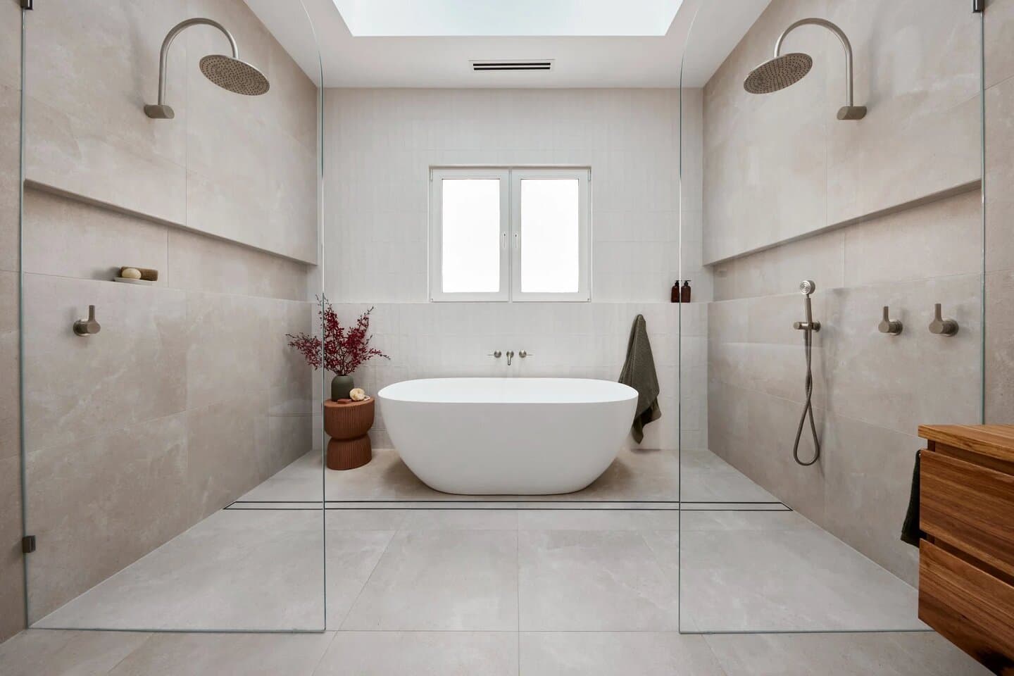 Bathroom floor tiling with a durable finish in Sydney