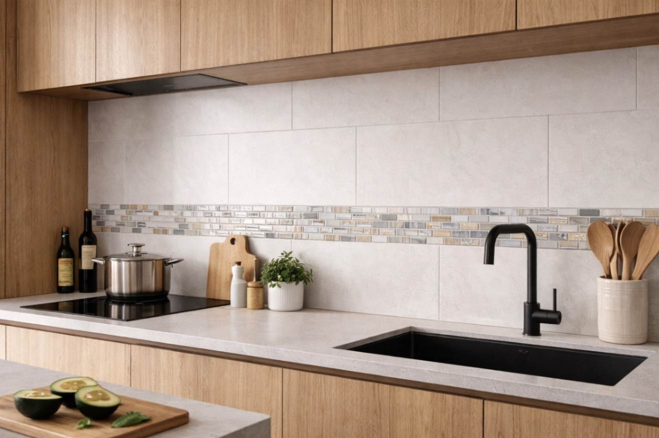 Splashback & Floor Tiling